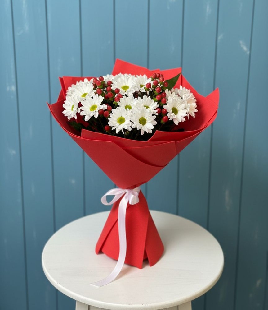 Букет цветов из: Хризантемы в Истобном