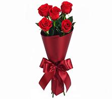 Букет 5 Красных роз Эдлесс Лав в Истобном