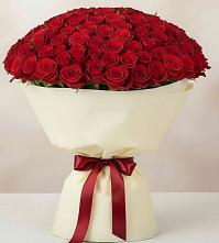 Букет 101 Красная роза Милано в Истобном