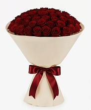 Букет 101 Бордовая роза Блэк Бакарра в Истобном