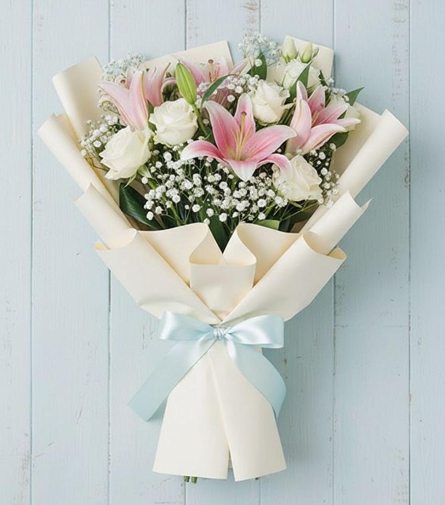 Букет цветов из: Лилии в Истобном