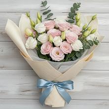 Букет цветов из:  Лизиантусы в Истобном