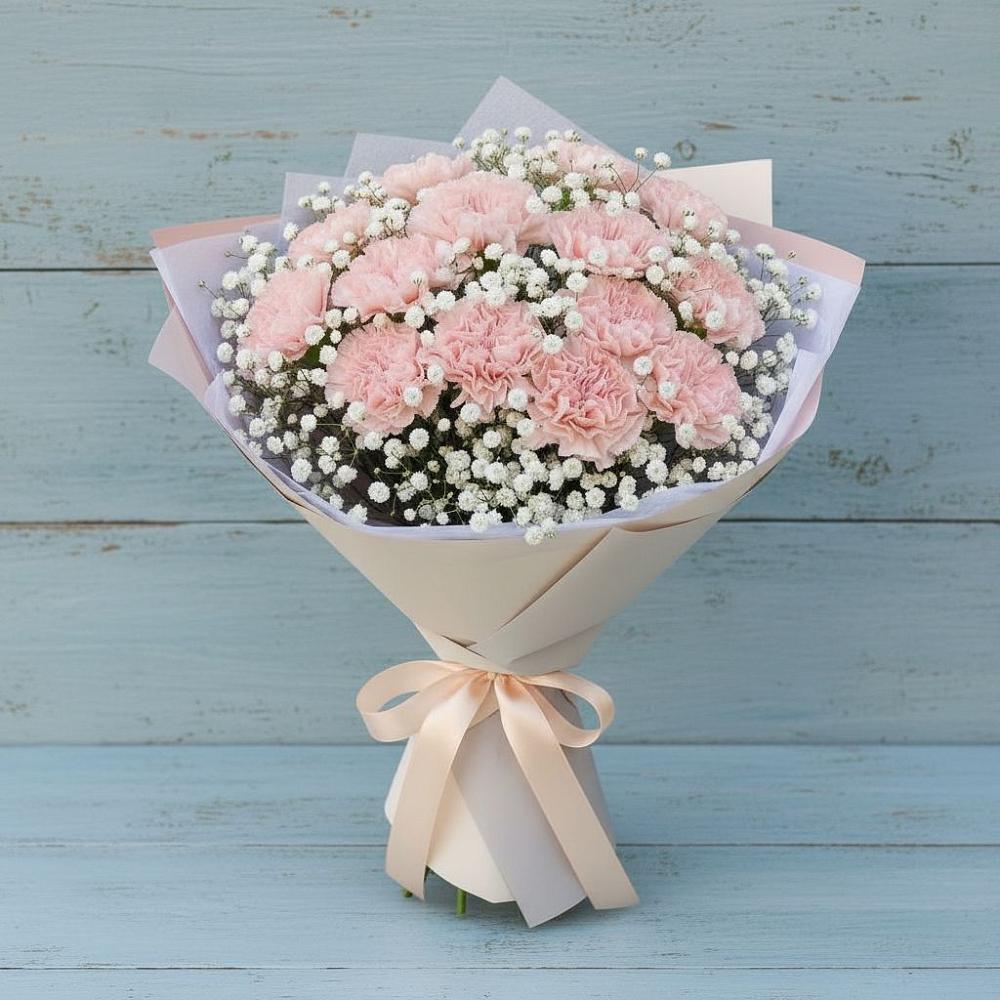 Букет цветов из: Гвоздики в Истобном