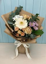 Букет цветов из:  Герберы и Хризантемы в Истобном
