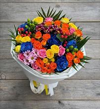 Букет цветов из:  Розы и Хризантемы в Истобном