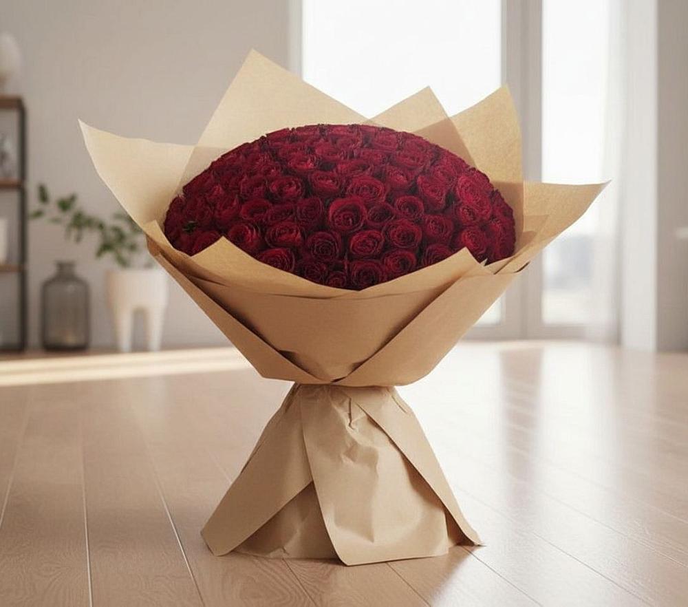 Букет 101 Красная роза в Истобном