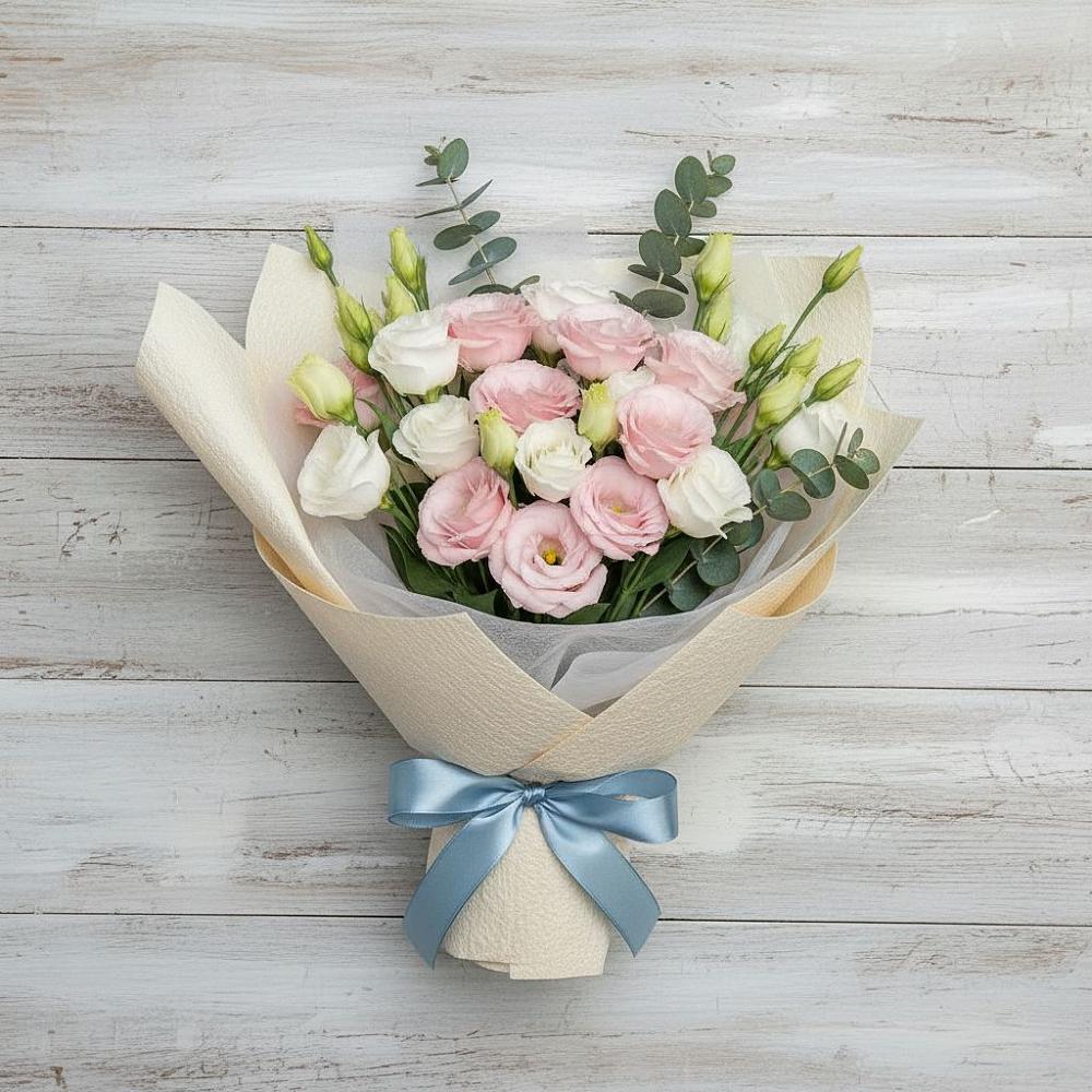 Букет цветов из: Лизиантусы в Истобном